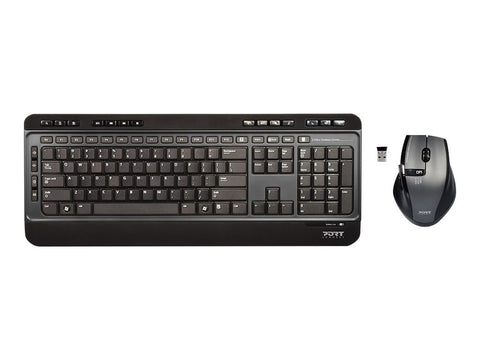PORT DESIGNS US PACK Keyboard + Mouse Office Wireless US