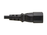 EATON TRIPPLITE PDU Power Cord C13 to C14 - 10A 250V H05VV-F 1M 3.28 FT. Black