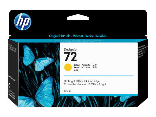 HP 72 original Ink cartridge C9373A yellow high capacity 130ml 1-pack