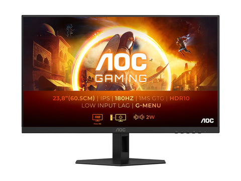 AOC Gaming 24G4XE - 24"-1920 x 1080 Full HD (1080p) @ 180 Hz - Fast IPS - 300 cd/m² - 1000:1 - HDR10 - 0.5 ms - 2xHDMI, DP , HP