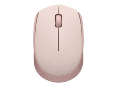 LOGITECH M171 Mouse right and left-handed optical 3 buttons wireless 2.4 GHz USB wireless receiver pink