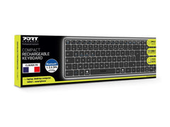 PORT DESIGNS Keyboard Compact Pro Rechargeable Bluetooth (FR)
