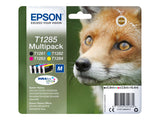 EPSON 2LB T1285 ink cartridge black and tri-colour standard capacity 5.9ml and 3 x 3.5ml 4-pack RF-AM blister w/s