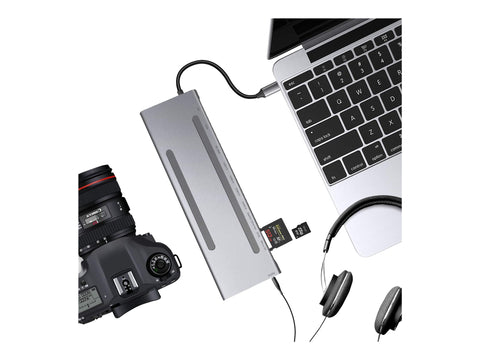 TNB 11in1 USB-C Type C Dock With This USB-C Hub Easily Connect All USB-A Compatible Devices To A Device An HDMI Cable