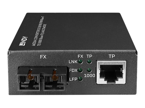 LINDY Media Converter SC 1000 Base-FX Multimode