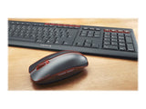 CHERRY STREAM Desktop Recharge Wireless keyboard / mouse set USB black Rechargeable (FR)