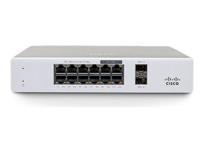 CISCO Meraki MS130-12X Cloud Mgd. 8GE + 4x 2.5GE 240W PoE Switch