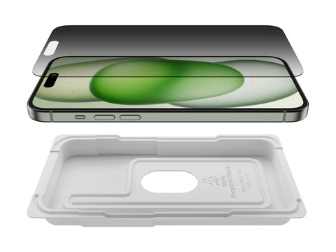 BELKIN ScreenForce Pro TemperedGlass Privacy AM Screen Protection for iPhone 15 Plus/14 Pro Max