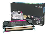 LEXMARK C736,  X736,  X738 cartouche de toner magenta haute capacité 10.000 pages pack de 1 retour programme