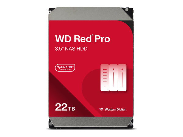 WD Red Pro NAS 22To SATA 6Gb/s HDD 3.5p internal 7200Rpm 512MB Cache 24x7 Bulk