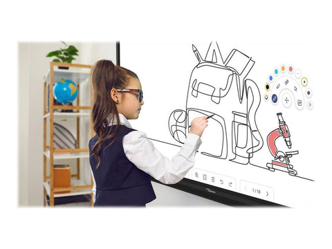 OPTOMA 3862RK ENI Monitor 86p 4K UHD 3840x2160 Multitouch 20pts 400cd/m2 4GB/32GB 6ms Angle Of Vision 178 Pen Holder Speakers