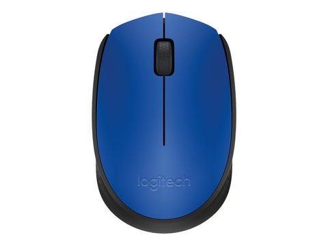 LOGITECH M171 Mouse right and left-handed wireless 2.4 GHz USB wireless receiver black blue