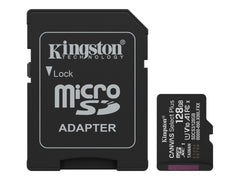 KINGSTON Canvas Select Plus Carte mémoire microSDXC 128Go Gen3 150MB/s A1 Adaptateur SD Inclus