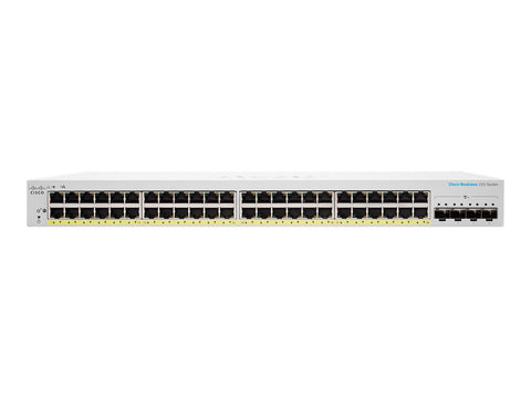 CISCO Business Switching CBS220 Smart 48-port Gigabit PoE 382W 4x10G SFP+ uplink