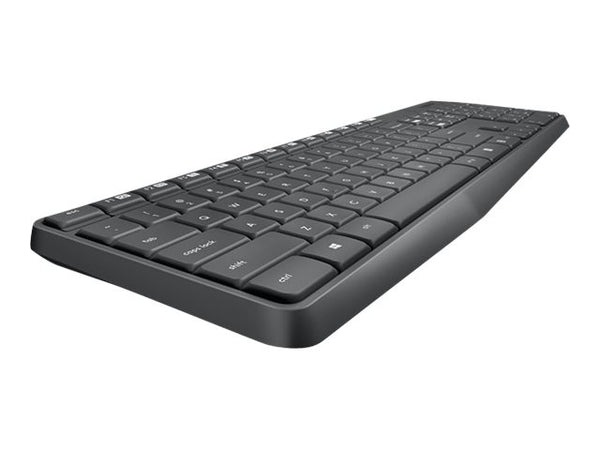 LOGITECH MK235 Wireless Keyboard&Mouse GREY Clavier QWERTY (US)