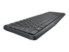 LOGITECH MK235 Wireless Keyboard&Mouse GREY Clavier QWERTY (US)