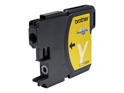 BROTHER LC-1100 cartouche d encre jaune capacité standard 7.5ml 325 pages pack de 1