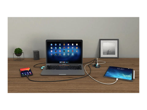 I-TEC Built-in Desktop Fast Charger USB-C PD 3.0 3xUSB 3.0 QC3.0 96W