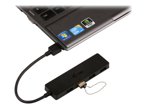 I-TEC USB 3.0 Slim Passive HUB 4 Port without power adapter ideal for Notebook Ultrabook Tablet PC