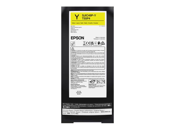 EPSON SJIC48P-Y Yellow ink cartridge for ColorWorks C8000e