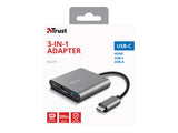 TRUST Adaptateur DALYX USB-C 3 en 1 HDMI USB USB-C