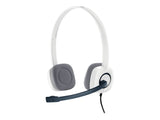 LOGITECH Stereo Headset H150 Headset on-ear wired coconut