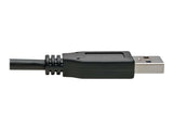 EATON TRIPPLITE USB-C to USB-A Cable M/M USB 3.1 Gen 2 10Gbps USB-IF Certified Thunderbolt 3 Compatible 3ft. 0.91m