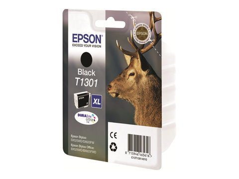 EPSON 6LB T1301 ink cartridge black extra high capacity 25.4ml 1-pack RF-AM blister DURABrite Ultra Ink w/s