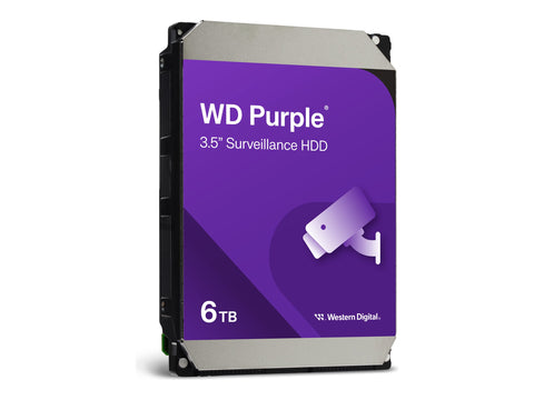 WD Purple 6TB SATA HDD 3.5p internal 256Mo Cache