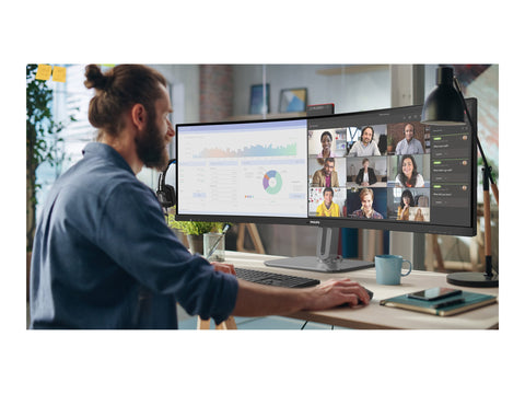 PHILIPS 49B2U6900CH/00 48.8p 5120x1440 VA Curved 1800R H/A 130mm SUPERWIDE USB-C 75Hz DP 2xHDMI USB HUB SPEAKERS