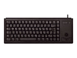 CHERRY mechanical keyboard with 84 keys Low profile black USB integrated mechanical trackball (FR)