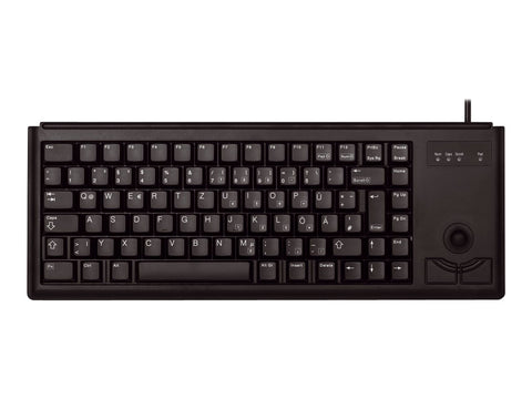 CHERRY mechanical keyboard with 84 keys Low profile black USB integrated mechanical trackball (FR)