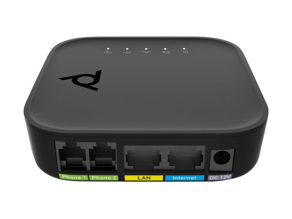 HP Poly ATA 402 2FXS Voice Port VoIP Adapter with Open SIP and Power Supply No localization