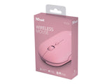 TRUST Souris sans fil PUCK Ultra-plate rechargeable - Rose
