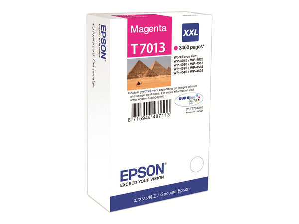 EPSON 1LB WP4000/4500 ink cartridge magenta extra high capacity 3.400 pages 1-pack blister without alarm