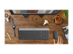 LOGITECH Slim Wireless Keyboard and Mouse Combo MK470 - GRAPHITE - FRA - CENTRAL