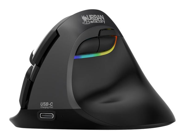 URBAN FACTORY ERGO PRO SOURIS SANS FIL 2.4GHZ ERGONOMIQUE VERTICALE POUR DROITIER