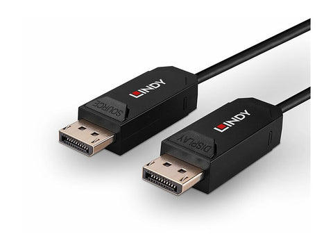 LINDY 10m Fibre Optic Hybrid DP 2.0 UHBR10 Cable
