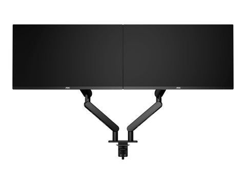 AOC AM420 bras pour - pour 2 écrans LCD / plasma - pour bureau - alliage d'aluminium - noir - Taille d'écran :17"-34"