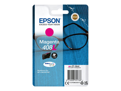 EPSON 2LB Singlepack Magenta 408L DURABrite Ultra Ink