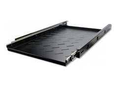 MCL 19p 1U black sliding tray for rack depth 1000