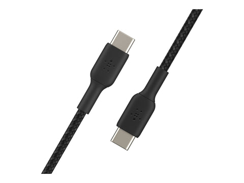 BELKIN BOOST CHARGE USB-C to USB-C 2.0 Cable Braided 1M Black