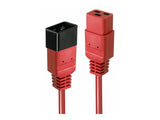LINDY 2m IEC C19 to C20 Extension Cable Red