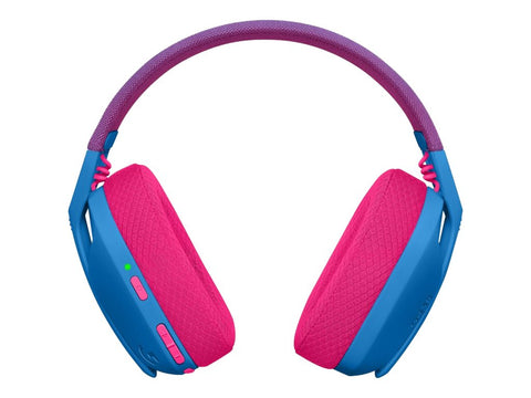 LOGITECH Lightspeed G435 Headset full size Bluetooth / 2.4 GHz radio frequency wireless blue Discord Certified