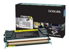 LEXMARK C748 cartouche de toner jaune capacité standard 10.000 pages Corp.cartr.