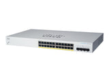 CISCO Business Switching CBS220 Smart 24-port Gigabit Full PoE 382W 4x1G SFP uplink