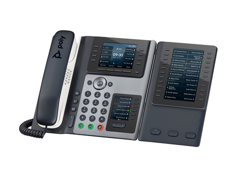 HP Poly Edge E400 IP Phone and PoE-enabled