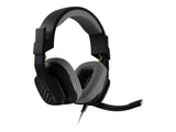 LOGITECH Astro Gaming A10 Gen 2 Headset full size wired 3.5 mm jack black