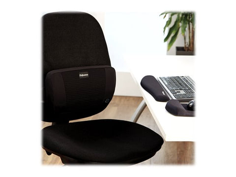 FELLOWES Repose poignet clavier PlushTouch™ - Noir - Antibactérien