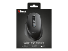 TRUST Souris sans fil OZAA Compact multi-connexion - Noire